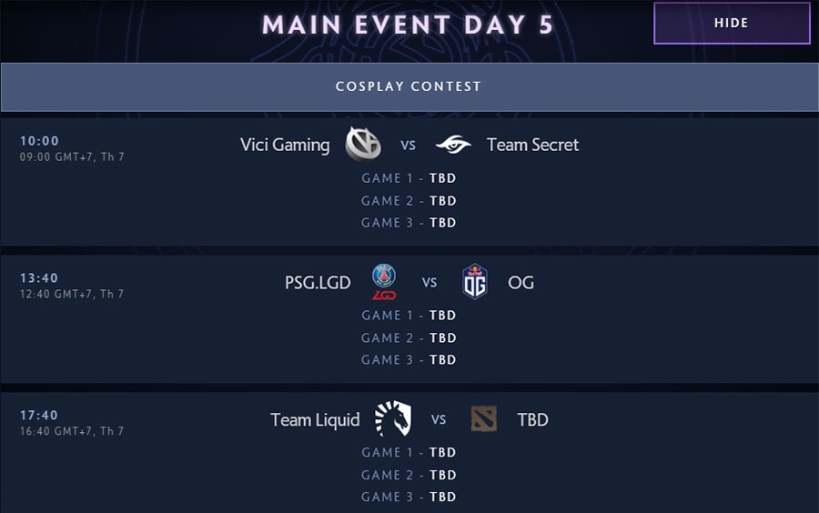 Kết quả TI9 Main Event ngày 5: Liquid thăng hoa, OG tiến tới chung kết Kết quả TI9 Main Event ngày 5: Liquid thăng hoa, OG tiến tới chung kết