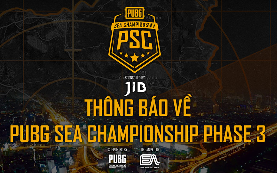 PUBG SEA Championship chuẩn bị khởi tranh Phase 3