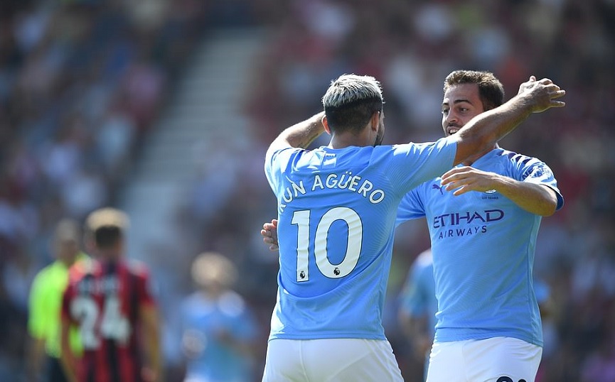 Kết quả Ngoại hạng Anh vòng 3: Hỏa lực Man City đè bẹp Bournemouth