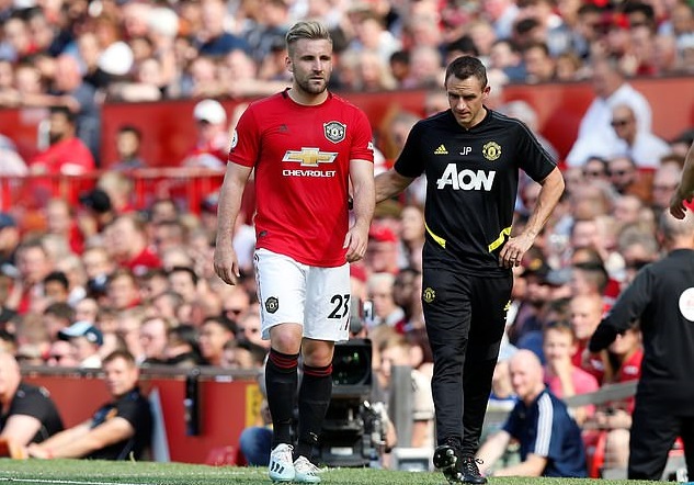 MU đảo lộn kế hoạch vì chấn thương của Martial và Luke Shaw