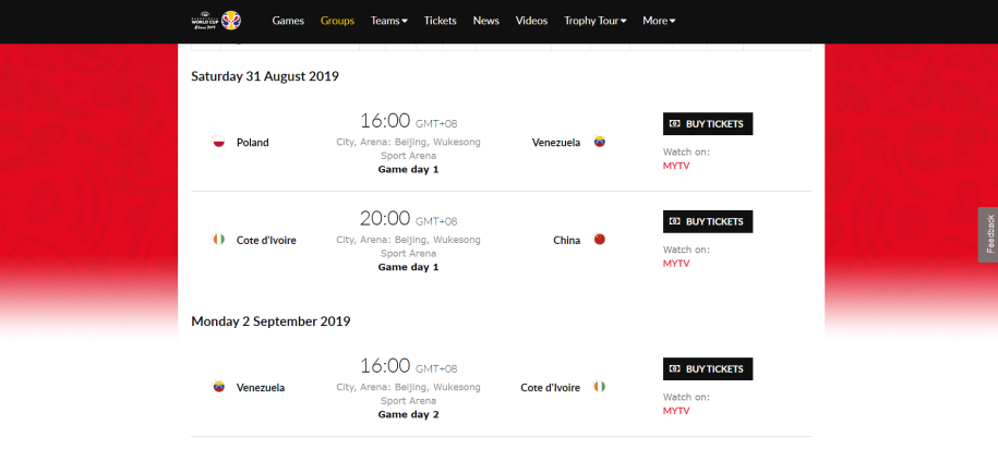 MyTV độc quyền FIBA World Cup 2019 và các giải đấu thể thao hàng đầu
