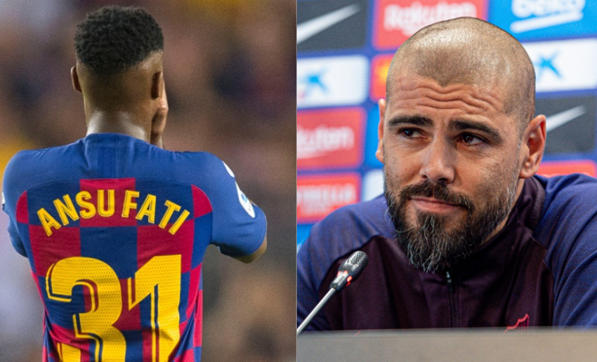 Ansu Fati được Valdes mua cho giày mới trước khi ra mắt Barca