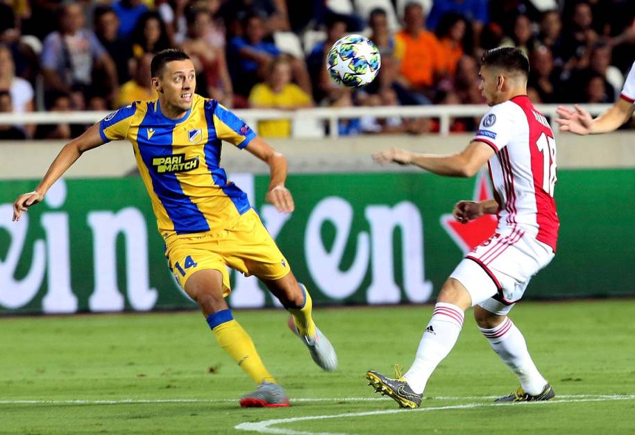 Link xem bóng đá trực tuyến Ajax vs APOEL (02h00, 29/8)