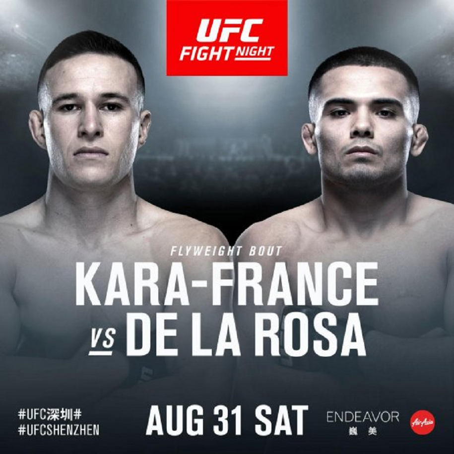 Nhận định Kai Kara France vs Mark De La Rosa tại UFC Fight Night 157 (17h00, 31/08)