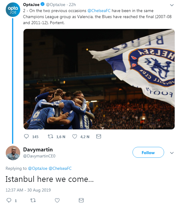 CĐV Chelsea phấn khích trước điềm báo đội nhà vào chung kết Cúp C1