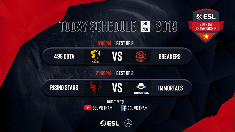 Trực tiếp Dota 2 ESL Vietnam Championship ngày 30/8 Trực tiếp Dota 2 ESL Vietnam Championship ngày 30/8