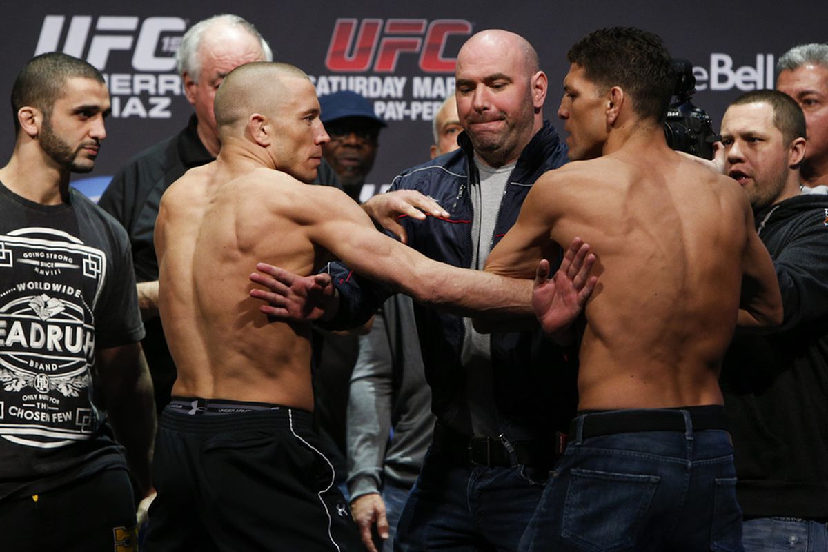 Nick Diaz thách thức Colby Covington và Georges St-Pierre