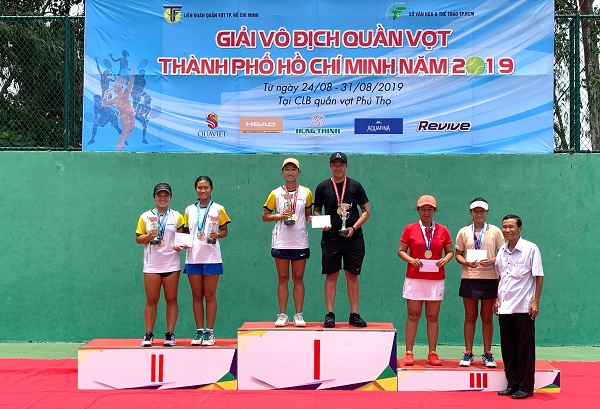 Kết quả Giải quần vợt vô địch TP.HCM 2019: Phú Nhuận nhất toàn đoàn