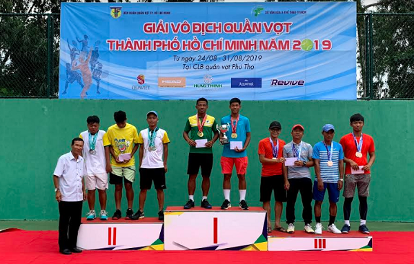 Kết quả Giải quần vợt vô địch TP.HCM 2019: Phú Nhuận nhất toàn đoàn