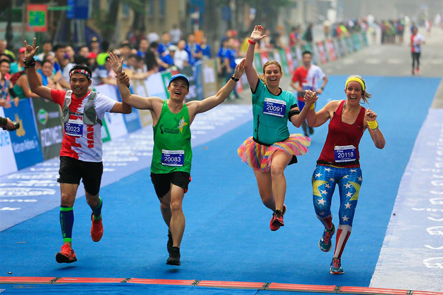 VPBank Hanoi Marathon 2019 cán mốc 1000 vận động viên quốc tế đăng ký