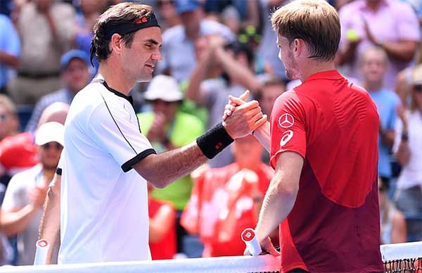 Federer lướt qua Goffin vào tứ kết US Open