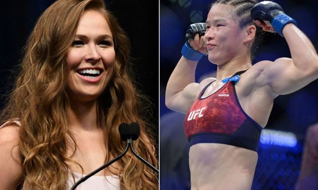 Ronda Rousey gửi lời khen đến nữ vô địch Weili Zhang