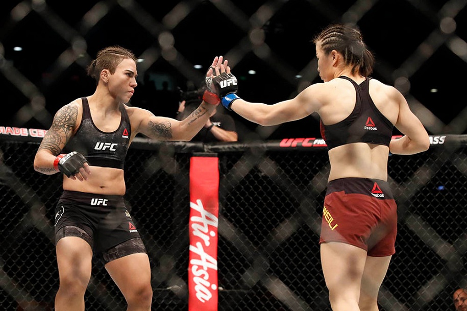 Jessica Andrade muốn “tái đấu thực sự” với Weili Zhang sau trận thua sốc