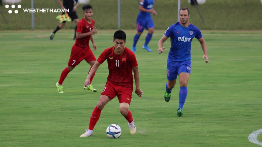 Lịch phát sóng giao hữu U22 Trung Quốc vs U22 Việt Nam