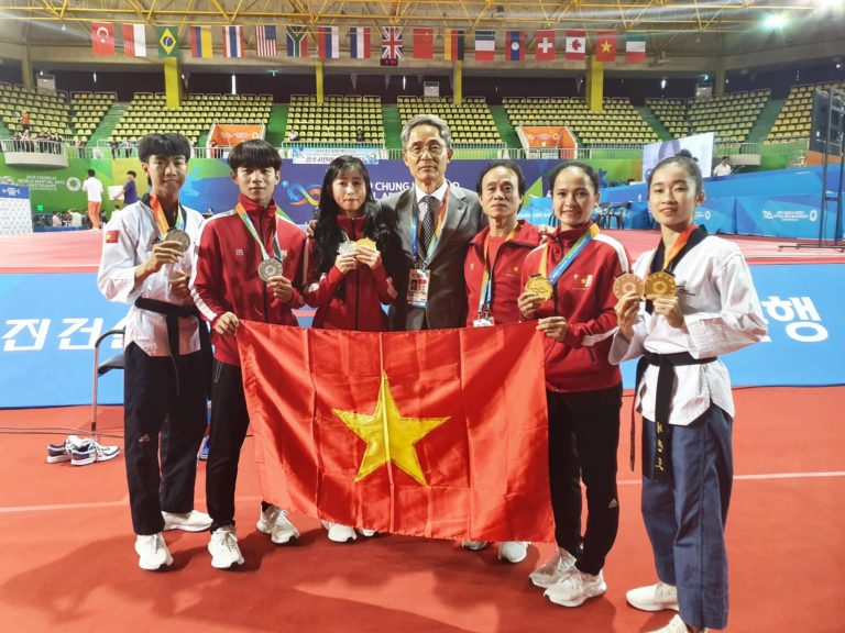 Tuyển Taekwondo Việt Nam liên tiếp đạt huy chương tại Đại hội Võ thuật thế giới Chungju 2019