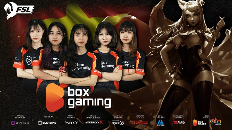 Những thành viên của Box Ladies - đại diện của LMHT tham dự FSL