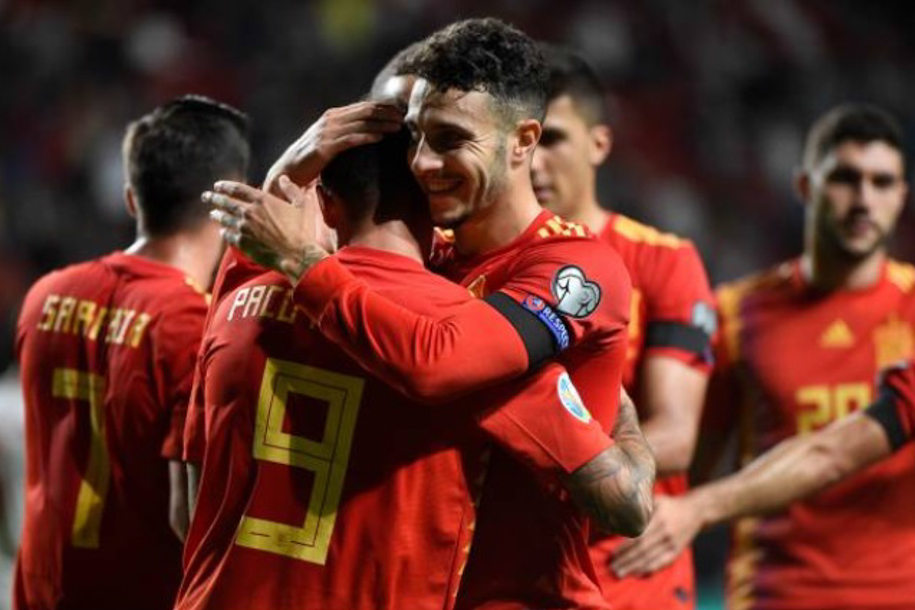 Kết quả vòng loại Euro 2020 đêm qua: Tây Ban Nha 4-0 Faroe
