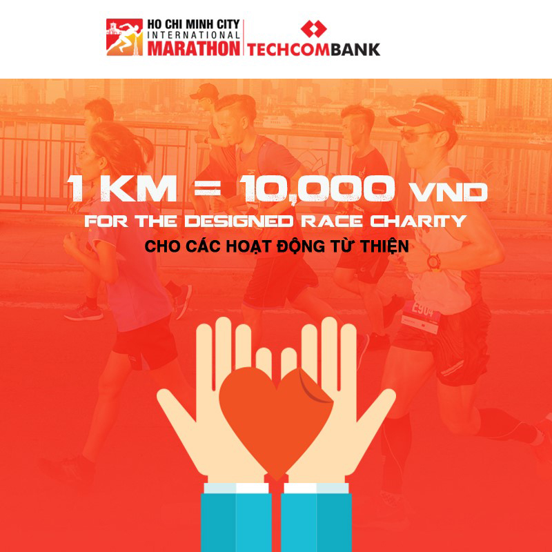 Chạy bộ mỗi ngày: Techcombank HCMC International Marathon quy đổi km ra tiền từ thiện Chạy bộ mỗi ngày: Techcombank HCMC International Marathon quy đổi km ra tiền từ thiện