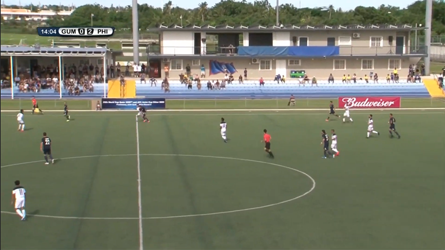 Kết quả Guam vs Philippines (FT 1-4): Ba điểm đầu tiên Kết quả Guam vs Philippines (FT 1-4): Ba điểm đầu tiên