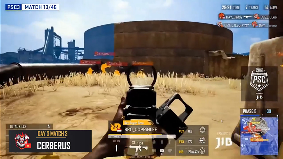PUBG SEA Championship Phase 3 tuần 1: Những con số đáng chú ý