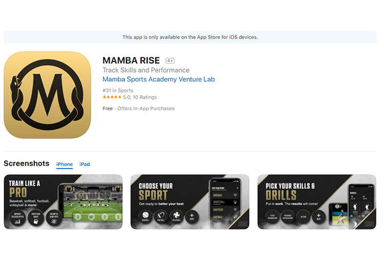 iPhone 11 vừa ra, Kobe Bryant giới thiệu ứng dụng thể thao Mamba RISE cực “hot”