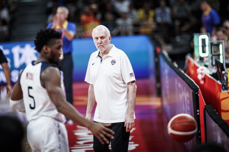 HLV Gregg Popovich tự hào về ĐT Mỹ sau thất bại ở FIBA World Cup