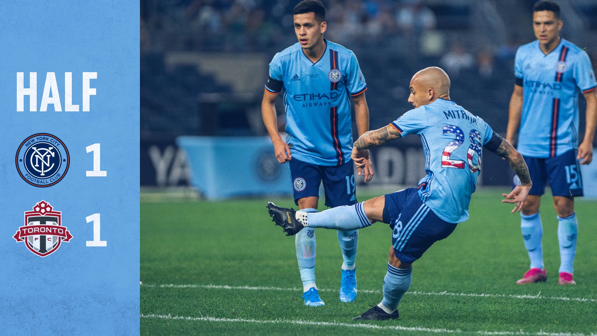 Kết quả New York City vs Toronto (FT: 1-1): Toronto đá hỏng phạt đền, chủ nhà chia điểm may mắn Kết quả New York City vs Toronto (FT: 1-1): Toronto đá hỏng phạt đền, chủ nhà chia điểm may mắn