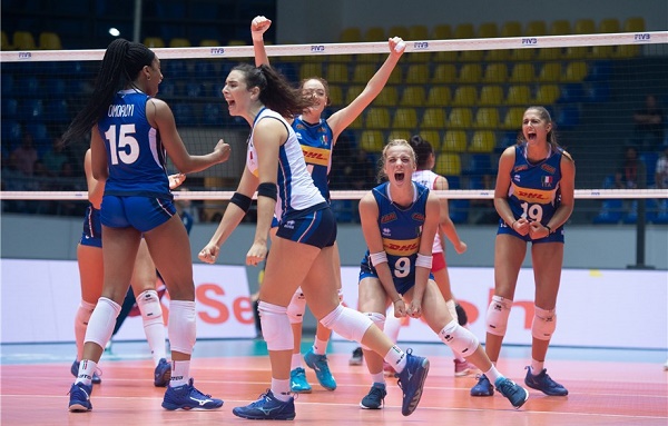 Lịch thi đấu bóng chuyền hôm nay 14/9: U18 nữ Mỹ vs U18 nữ Italia