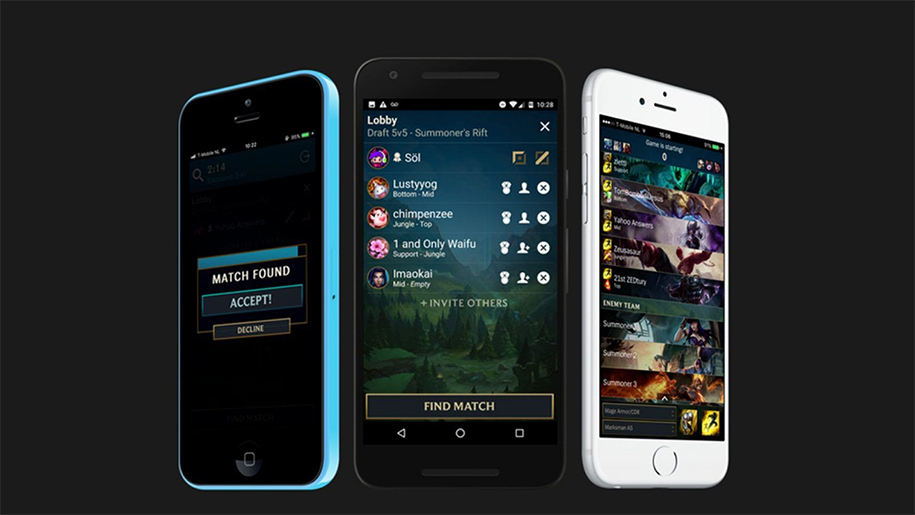 Mimic - Ứng dụng tìm trận cho game thủ LMHT