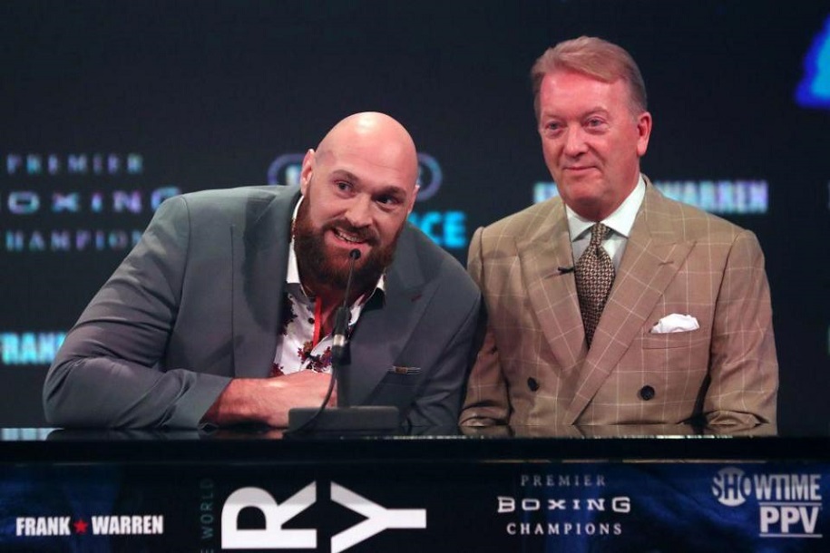 Ông bầu Frank Warren: "Nếu Fury không đạt 100% phong độ thì tôi cũng chẳng dám để cậu ấy gặp Wilder."