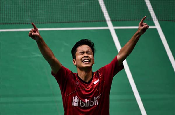 ĐKVĐ China Open Anthony Ginting bản lĩnh hơn hẳn Kenta Nishimoto