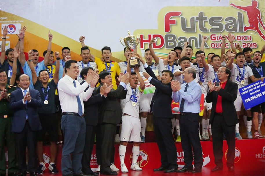 Bảng xếp hạng Futsal Việt Nam HDBank 2019: Thái Sơn Nam lần thứ 4 liên tiếp đăng quang ngôi vô địch
