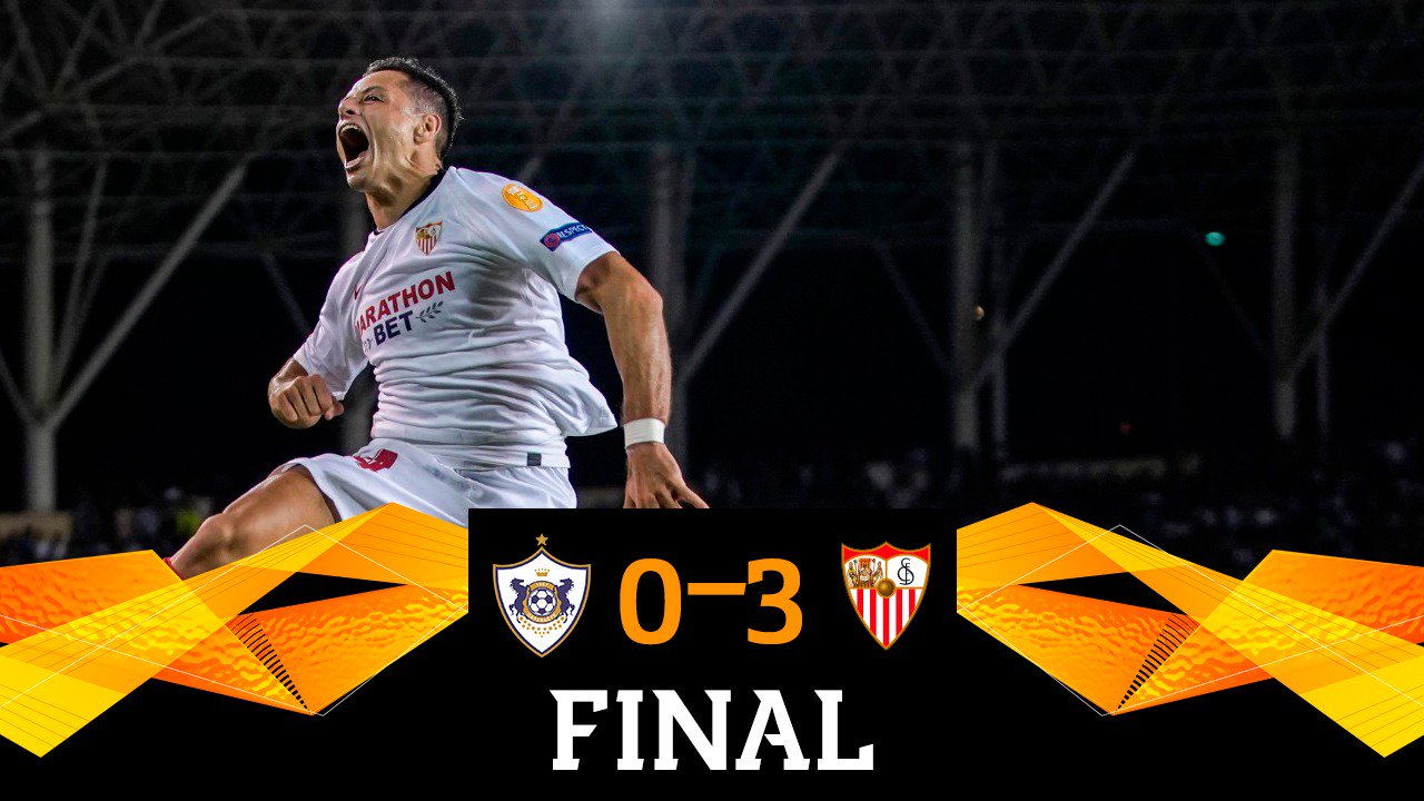 Kết quả Qarabag vs Sevilla (FT: 0-3): Chicharito ghi siêu phẩm, Sevilla đại thắng đất khách Kết quả Qarabag vs Sevilla (FT: 0-3): Chicharito ghi siêu phẩm, Sevilla đại thắng đất khách
