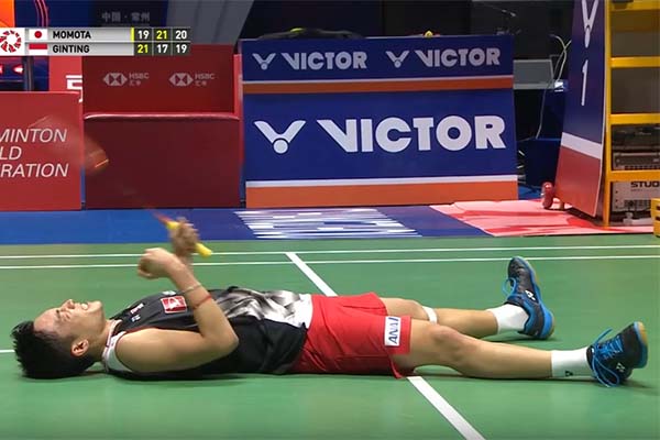 Ginting tự nhường ngôi vương China Open cho Momota