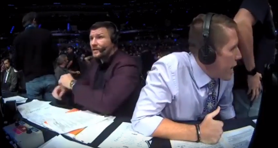 Bình luận viên cũng bị vạ lây tại UFC Fight Night 159