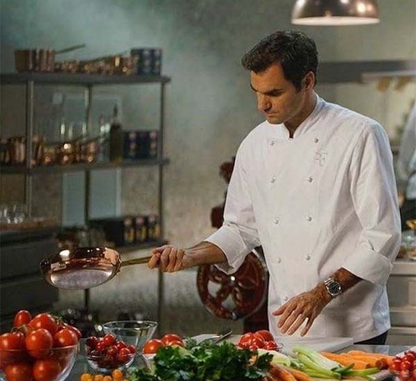 Roger Federer: Tôi nấu ăn không giỏi