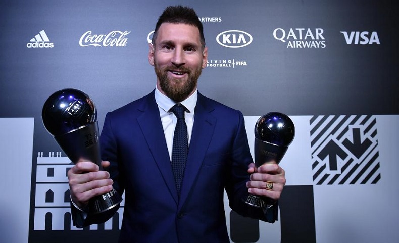 Messi giành FIFA The Best sau khi vượt qua Van Dijk và Ronaldo
