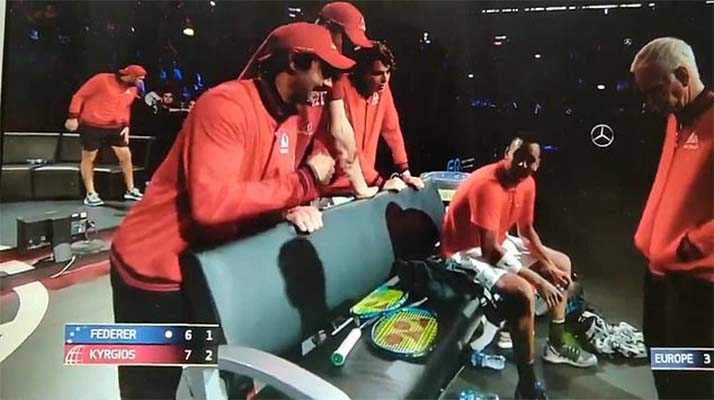 Nick Kyrgios thua ở Laver Cup do... tiếng sét ái tình?