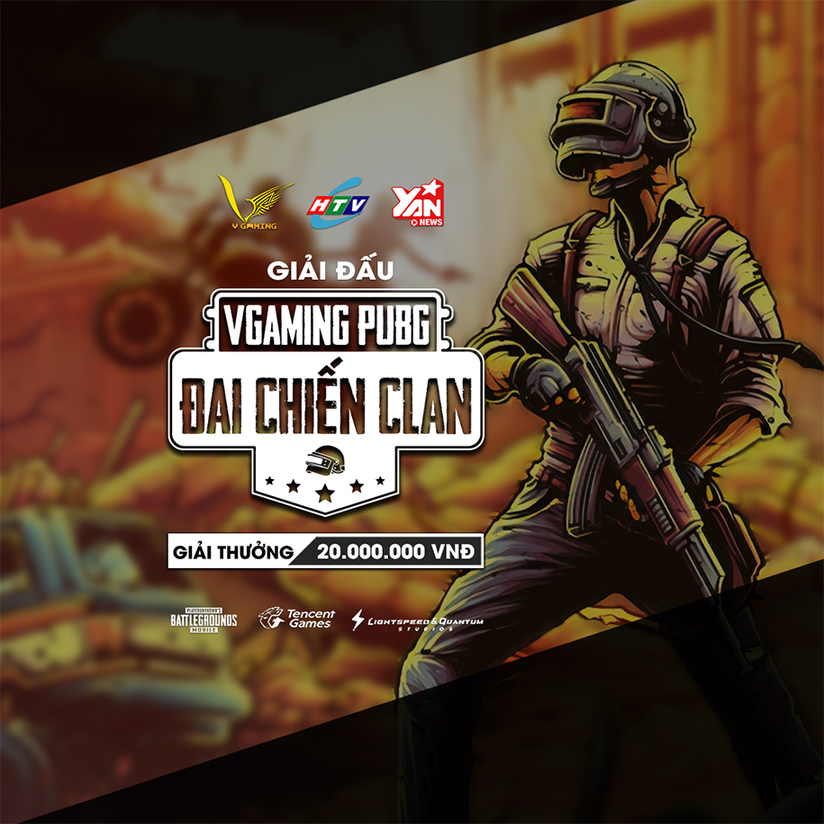 Đại chiến CLAN - Giải đấu PUBG đầu tiên do HTVC VGaming tổ chức