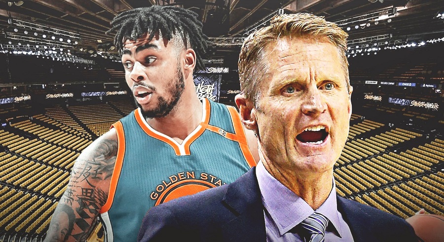 HLV Steve Kerr hết lời tâng bốc cậu học trò mới D'Angelo Russell