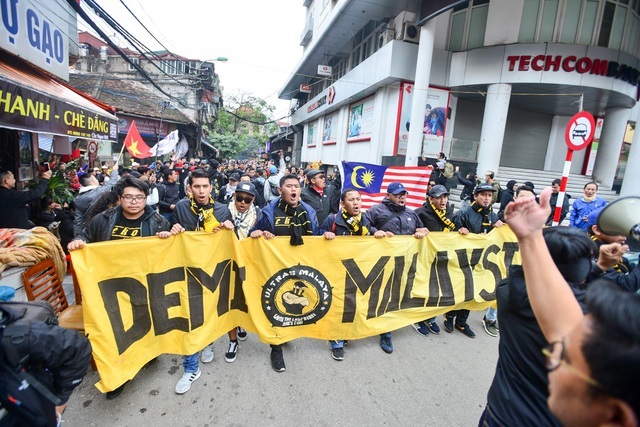 VFF khuyến cáo CĐV Malaysia không cổ động ở đường phố Hà Nội