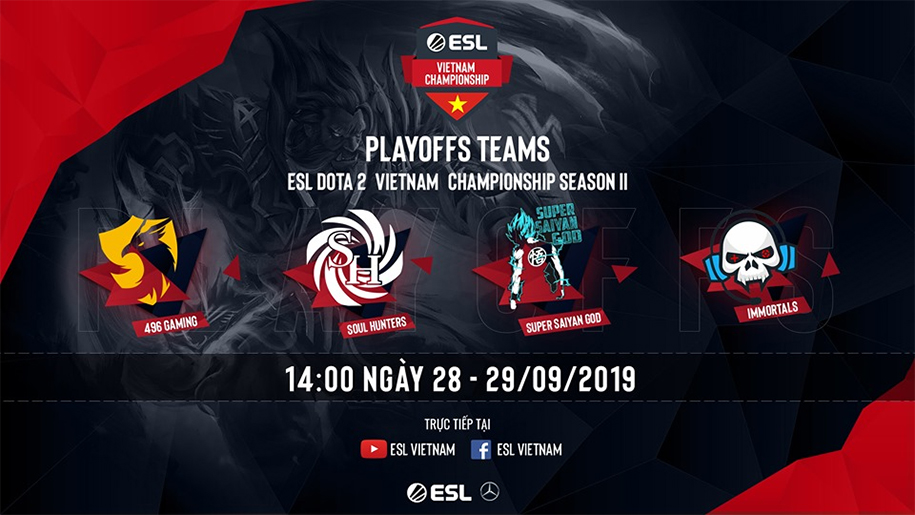 Kết quả Dota 2 ESL Vietnam Championship ngày cuối vòng bán kết