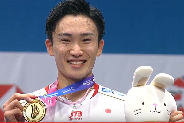 Kết quả cầu lông hôm nay 29/9: Kento Momota trầy trật đăng quang