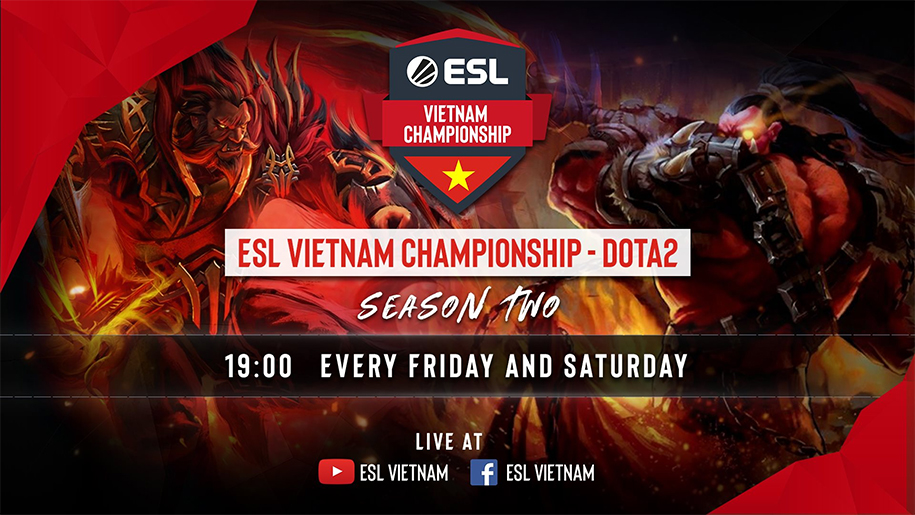 Kết quả Dota 2 ESL Vietnam Championship: 496 bảo vệ thành công ngôi vương