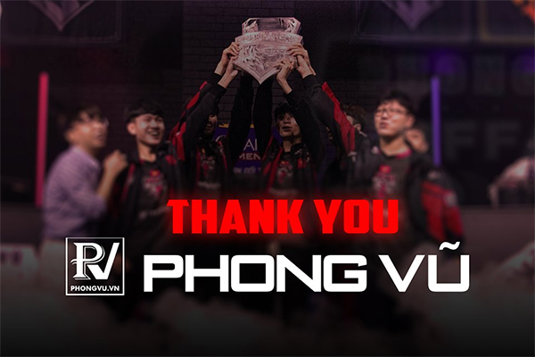 Phong Vũ trở thành nhà tài trợ của GAM Esports tại CKTG 2019.