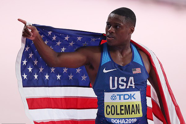 Christian Coleman: Nhà vô địch chạy 100m điền kinh thế giới 2019 là ai?