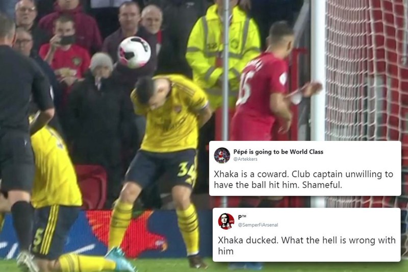 CĐV Arsenal bực bội với Xhaka khi nhận bàn thua trước MU