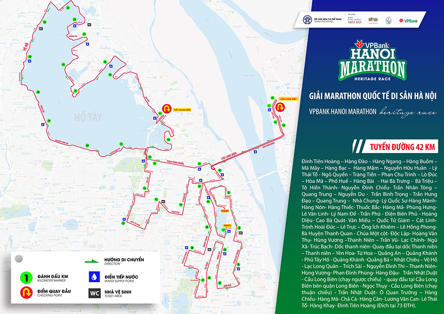 VPBank Hanoi Marathon 2019 thay đổi cung đường 21km, chạy trọn vẹn qua cầu Long Biên VPBank Hanoi Marathon 2019 thay đổi cung đường 21km, chạy trọn vẹn qua cầu Long Biên