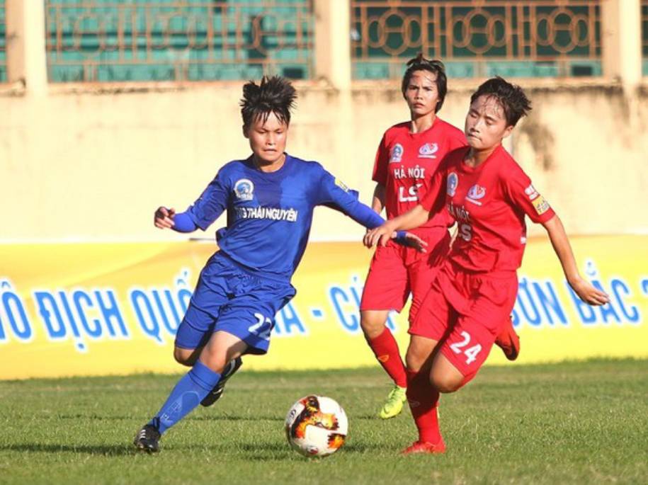 Trực tiếp nữ Hà Nội vs nữ Thái Nguyên: 3 điểm dễ dàng