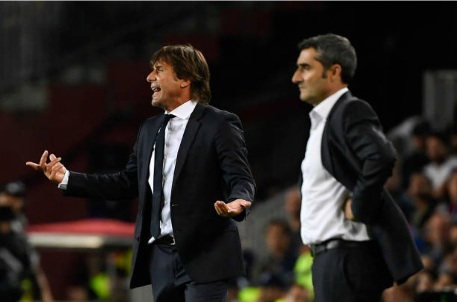 Barca ngược dòng Inter Milan: Conte đau khổ, Valverde mừng vì Messi